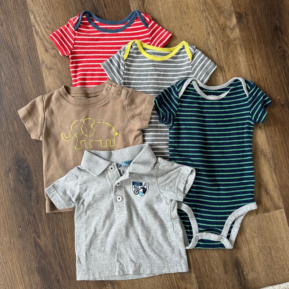 Carter Onesie and Top Bundle (5 Pieces)